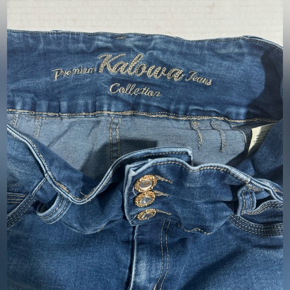 Youth Girls Kalowa Jeans Blue Pants Size 15 - Picture 5 of 8